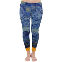 The Starry Night Starry Night Over The Rhne Pain Classic Winter Leggings by Sudhe