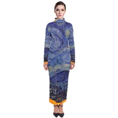 The Starry Night Starry Night Over The Rhne Pain Turtleneck Maxi Dress by Sudhe