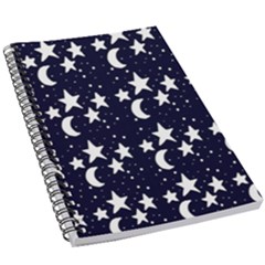 Starry Night Cartoon Print Pattern 5 5  X 8 5  Notebook by dflcprintsclothing