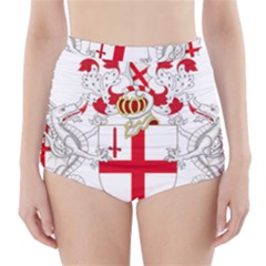 Coat Of Arms Of The City Of London High-waisted Bikini Bottoms by abbeyz71