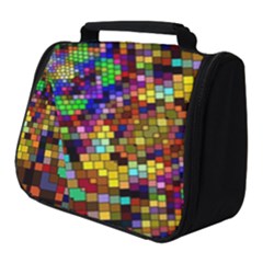 Color Mosaic Background Wall Full Print Travel Pouch (small) by Pakrebo