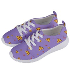 Pizza Pattern Violet Pepperoni Cheese Funny Slices Women s Lightweight Sports Shoes by genx