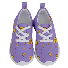 Pizza Pattern Violet Pepperoni Cheese Funny Slices Kids  Lightweight Running Shoes by genx