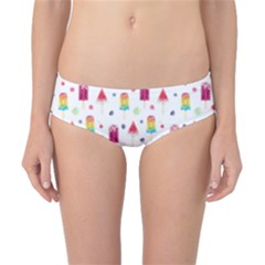 Popsicle Juice Watercolor With Fruit Berries And Cherries Summer Pattern Classic Bikini Bottoms by genx