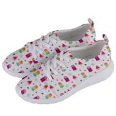 Popsicle Juice Watercolor With Fruit Berries And Cherries Summer Pattern Women s Lightweight Sports Shoes by genx