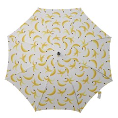 Yellow Banana And Peels Pattern With Polygon Retro Style Hook Handle Umbrellas (small) by genx