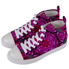 Sweet As Candy Can Be Women s Mid-top Canvas Sneakers by pepitasart