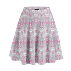 Seamless Pattern Background High Waist Skirt