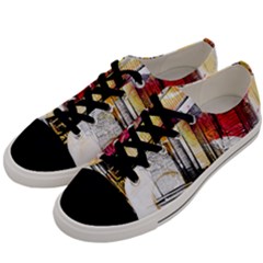 New York City Skyline Vector Illustration Men s Low Top Canvas Sneakers by Sudhe