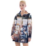 Tardis Doctor Who Transparent Women s Hoodie Dress