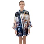 Tardis Doctor Who Transparent Long Sleeve Kimono Robe
