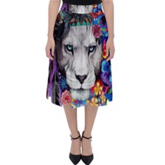 Art Drawing Poster Painting The Lion King Classic Midi Skirt by Sudhe