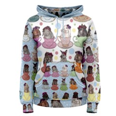 Bunny Tea Women s Pullover Hoodie by 100rainbowdresses