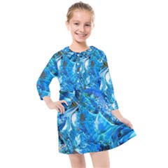 Tropic Kids  Quarter Sleeve Shirt Dress by WILLBIRDWELL