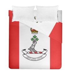 Flag Of Royal Military College Of Canada Duvet Cover Double Side (full/ Double Size) by abbeyz71