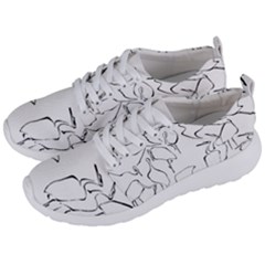 Katsushika Hokusai, Egrets From Quick Lessons In Simplified Drawing Men s Lightweight Sports Shoes by Valentinaart