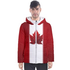 Canada Flag Jacket Men s Hooded Puffer Jacket by CanadaSouvenirs