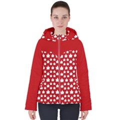 Cute Canada Jackets Women s Hooded Puffer Jacket by CanadaSouvenirs