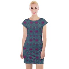 Lovely Ornate Hearts Of Love Cap Sleeve Bodycon Dress by pepitasart
