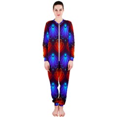 Background Colorful Abstract Onepiece Jumpsuit (ladies)  by HermanTelo