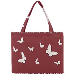 Heart Love Butterflies Animal Mini Tote Bag