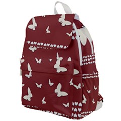 Heart Love Butterflies Animal Top Flap Backpack by HermanTelo