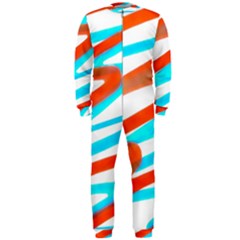 Abstract Colors Print Design Onepiece Jumpsuit (men)  by dflcprintsclothing