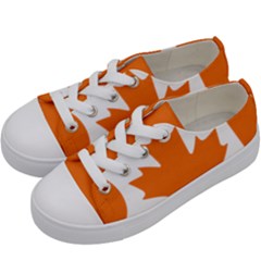Logo Of New Democratic Party Of Canada Kids  Low Top Canvas Sneakers by abbeyz71