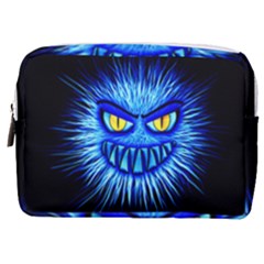 Monster Blue Attack Make Up Pouch (medium) by HermanTelo