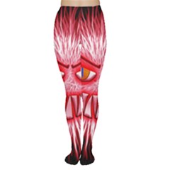 Monster Red Eyes Aggressive Fangs Tights