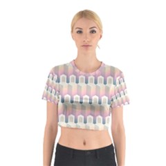 Seamless Pattern Background Entrance Cotton Crop Top