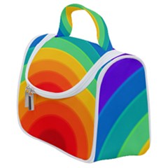 Rainbow Background Colorful Satchel Handbag
