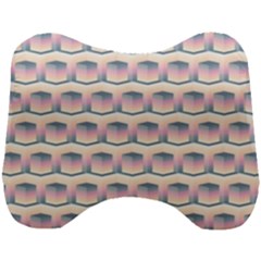 Seamless Pattern Background Cube Head Support Cushion by HermanTelo
