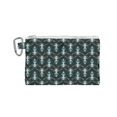 Seamless Pattern Background Black Canvas Cosmetic Bag (small)