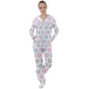 Seamless Pattern Pastels Background Pink Women s Tracksuit View1