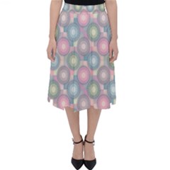 Seamless Pattern Pastels Background Classic Midi Skirt