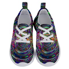 Wave Line Colorful Brush Particles Running Shoes by HermanTelo