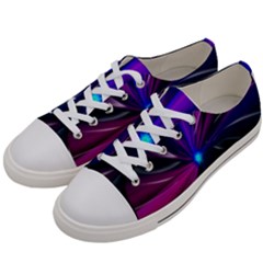 Abstract Background Lightning Women s Low Top Canvas Sneakers