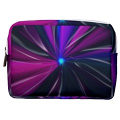 Abstract Background Lightning Make Up Pouch (medium) by HermanTelo