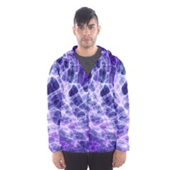 Abstract Background Space Men s Hooded Windbreaker