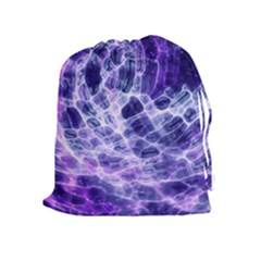 Abstract Background Space Drawstring Pouch (xl)