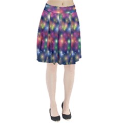 Abstract Background Graphic Space Pleated Skirt by HermanTelo