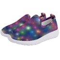 Abstract Background Graphic Space Kids  Slip On Sneakers View2