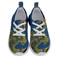 Map Geography World Running Shoes by HermanTelo