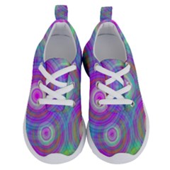 Circle Colorful Pattern Background Running Shoes