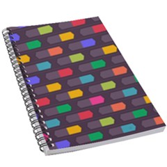 Background Colorful Geometric 5 5  X 8 5  Notebook by HermanTelo