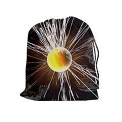 Abstract Exploding Design Drawstring Pouch (xl)