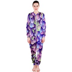 Abstract Background Circle Bubbles Space Onepiece Jumpsuit (ladies) 