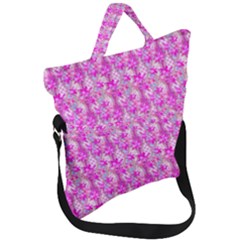 Maple Leaf Plant Seamless Pattern Fold Over Handle Tote Bag