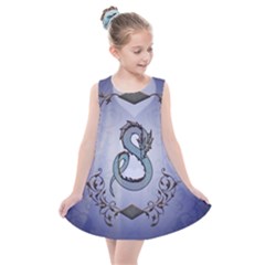 Wonderful Decorative Chinese Dragon Kids  Summer Dress by FantasyWorld7